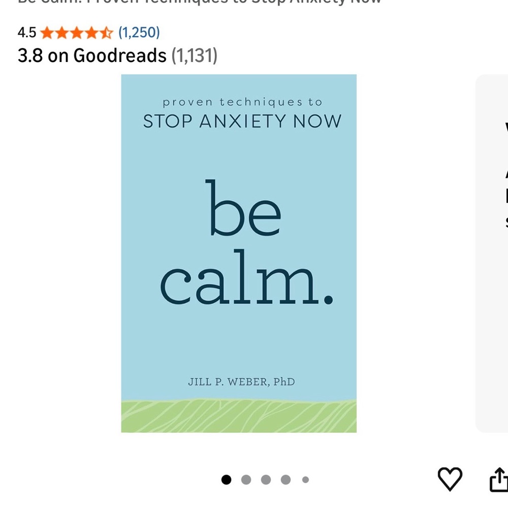 Informative Anxiety Guide paperback book